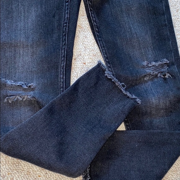 Zara Girls Distressed Jeans *like new 🖤 - Picture 3 of 5